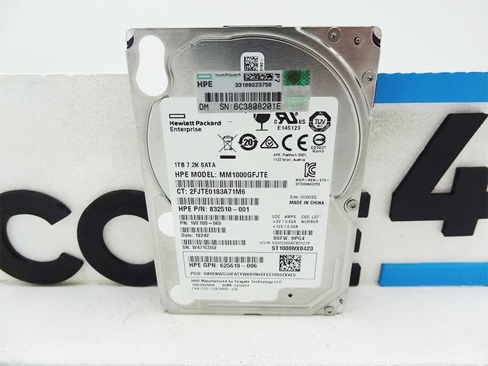 HP 832510-001 HPE 1TB 6G 7.2K 2.5 SATA HDD