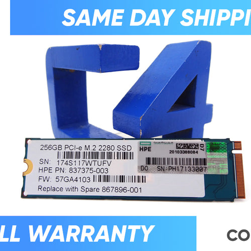 HP 837375-003 256GB PCIE M.2 2280 SSD