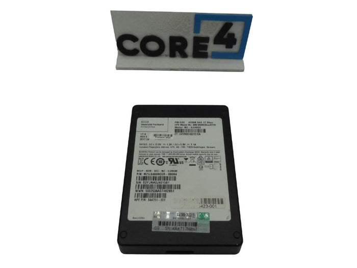 HP 844761-001 HPe 3Par 400GB SAS 12G 2.5 SFF StoreServ 8000