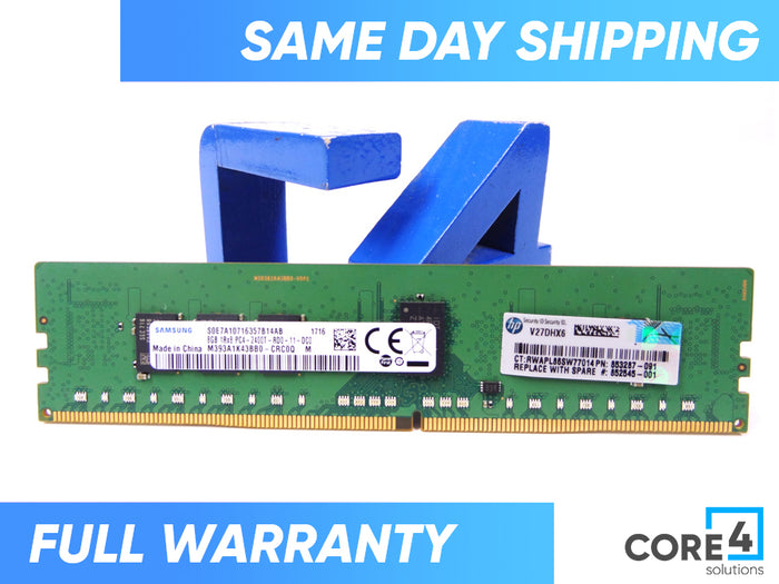 HP 852545-001 8GB (1X8GB) SINGLE RANK X8 DDR0 - 851353-B21