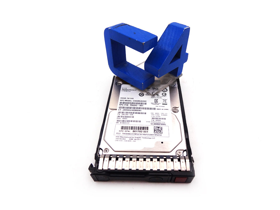 HP 861780-B21 300GB 12G SAS 15K SFF SC ENT - 759208-B21, 759546-001, 759202-001, 862125-001, 759221-002