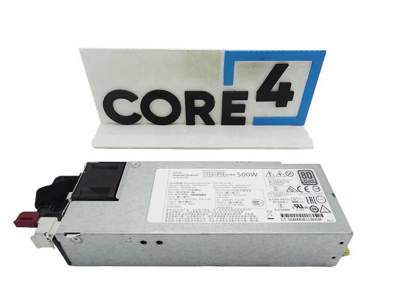HP 865399-201 HPE 500W FS PLAT HP POWER SUPPLY