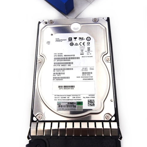 HP 864262-B21 HPE 6TB 7.2K 12G 3.5INCH MDL SAS HDD