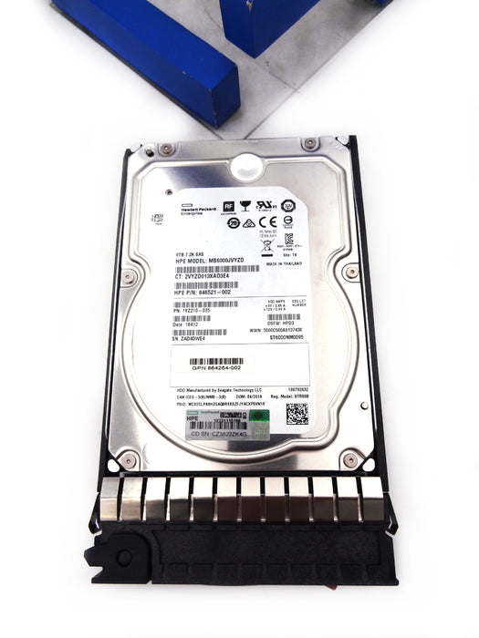 HP 864262-B21 HPE 6TB 7.2K 12G 3.5INCH MDL SAS HDD