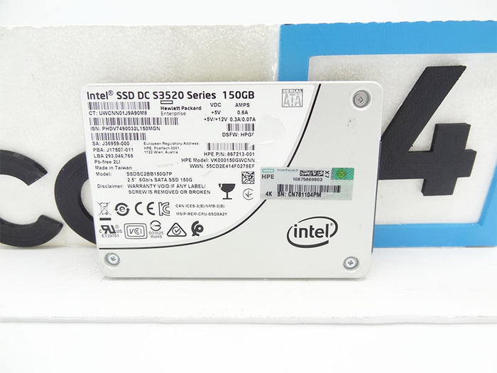 HP 867213-001 HP 150GB 6G 2.5INCH RI SC SATA SSD