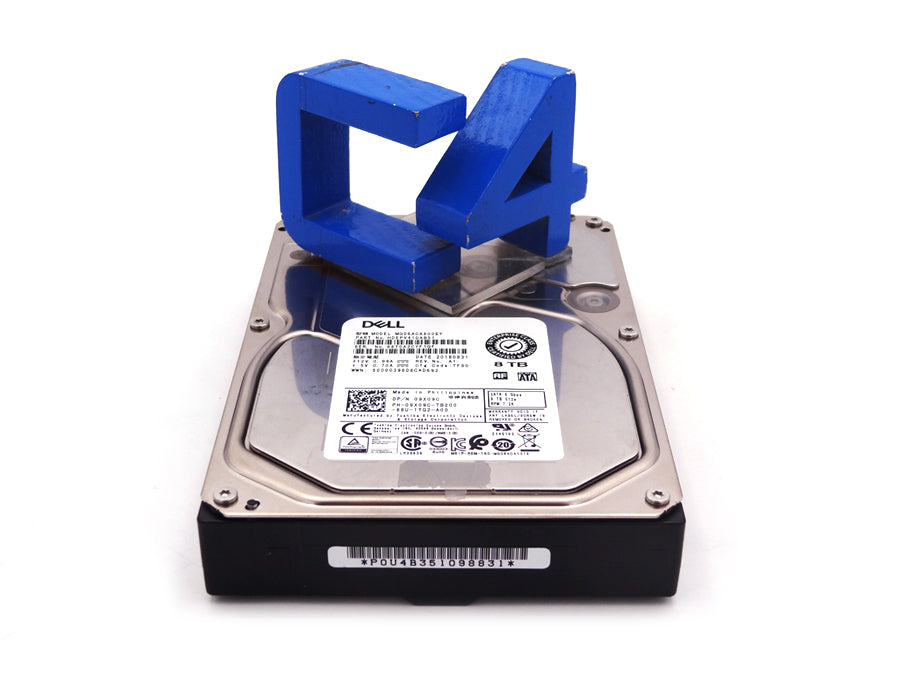 DELL 9X09C 8TB 7.2K 6GBPS SATA 3.5 HDD 512E