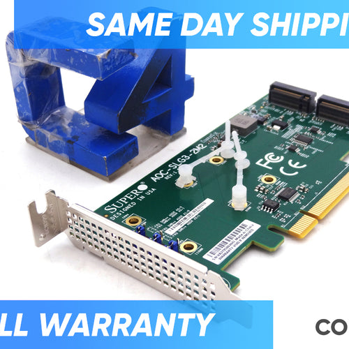SUPERMICRO AOC-SLG3-2M2 2x M.2 NVMe ADD-ON CARD *New Bulk*