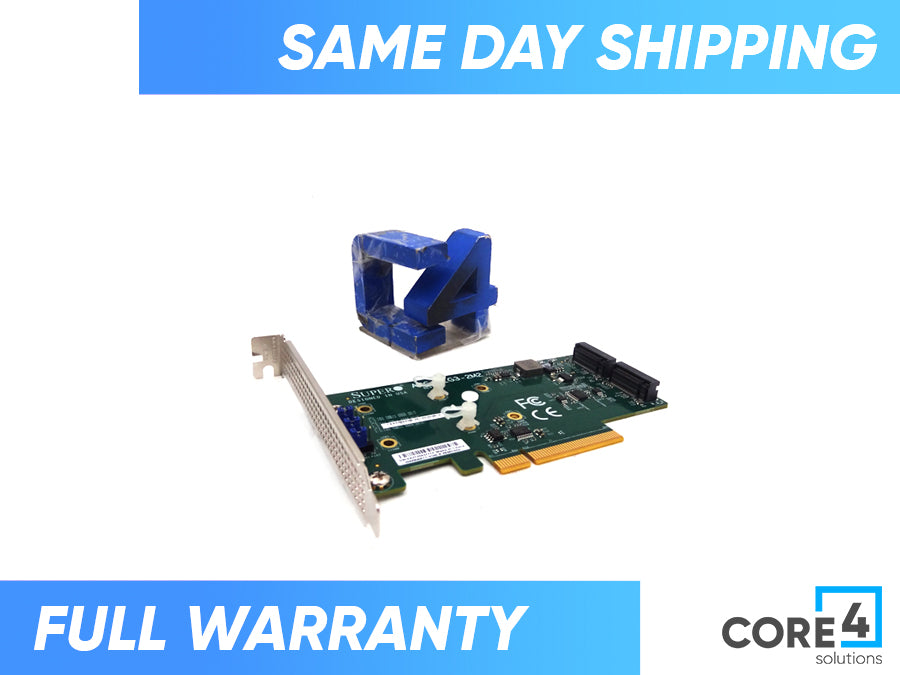 SUPERMICRO AOC-SLG3-2M2 2x M.2 NVMe ADD-ON CARD