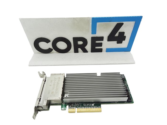 SUPERMICRO AOC-STG-I4T Quad Port 10g RJ45 Intel XL710 and X557