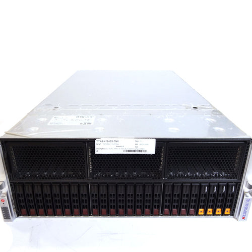 SUPERMICRO AS-4124GS-TNR 4U DUAL AMD, 8x DOUBLE WIDTH GPU SYSTEM