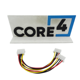 MOLEX B06XQGDGDR 4 Pin Power Supply Y Splitter Cable - 2 Female to 1 Male