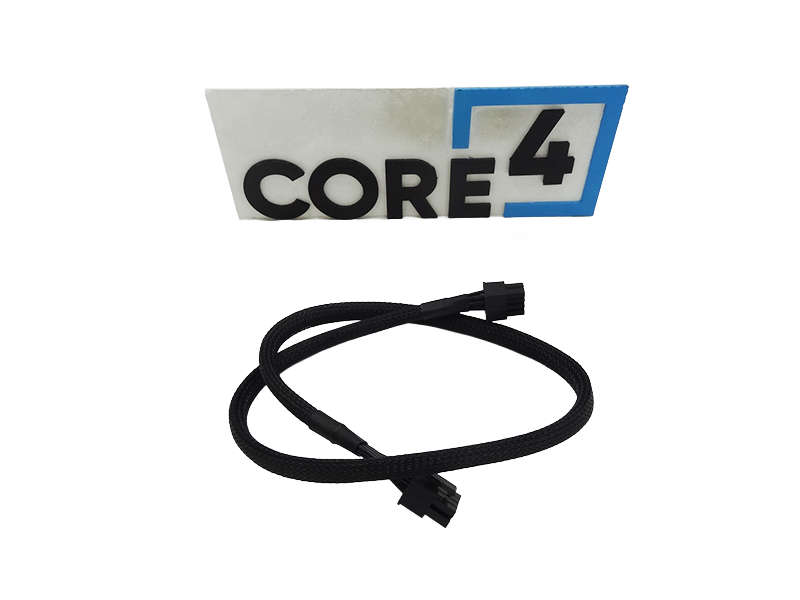 MISC B0F1YH8PVM 65CM, 8-Pin to 6+2 Pin, Male-to-Male GPU Cable Adapter