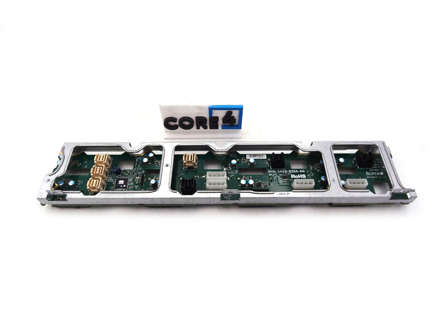 SUPERMICRO BPN-SAS3-826A-N4 2U 12x 3.5 SASSATA 4x NVMe backplane