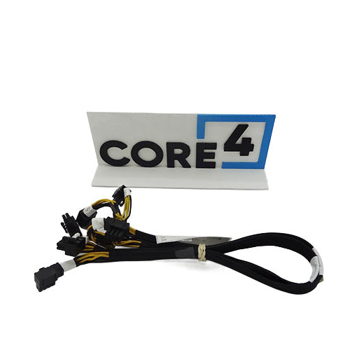 SUPERMICRO CBL-PWEX-0790 8-Pin CPU to 8-Pin + 6-Pin PCIe GPU Cable - 57cm