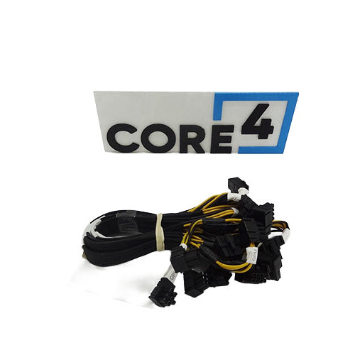 SUPERMICRO CBL-PWEX-0791 8-Pin CPU to 8-Pin + 6-Pin PCIe GPU Cable - 36cm