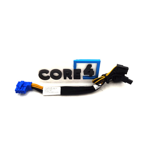 SUPERMICRO CBL-PWEX-1060 8-Pin Right Angle CPU to Two 6+2-Pin 16cm GPU Power Cable