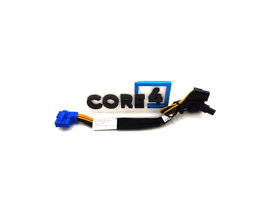 SUPERMICRO CBL-PWEX-1060 8-Pin Right Angle CPU to Two 6+2-Pin 16cm GPU Power Cable