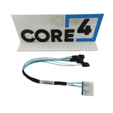 SUPERMICRO CBL-SAST-1230T4S1-100 SlimSAS x8STR to 4x SATA+2X4 SB, 30CM Cable