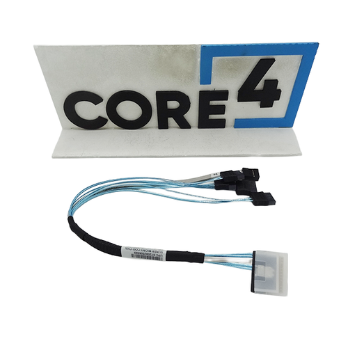 SUPERMICRO CBL-SAST-1230T4S1-100 SlimSAS x8STR to 4x SATA+2X4 SB, 30CM Cable