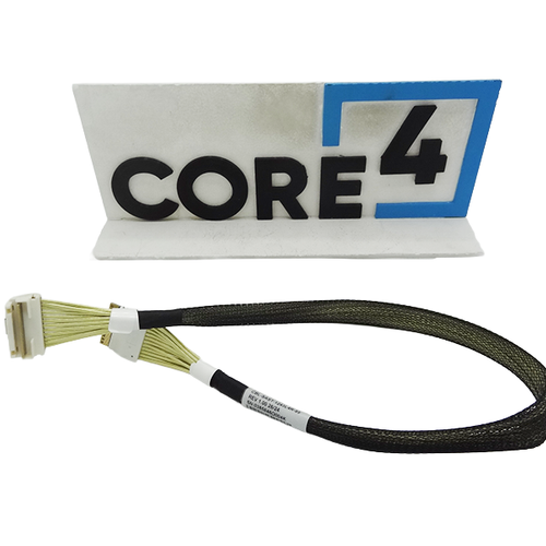 SUPERMICRO CBL-SAST-1243L4R-85 Right-angle Slimline data cable for tight routing