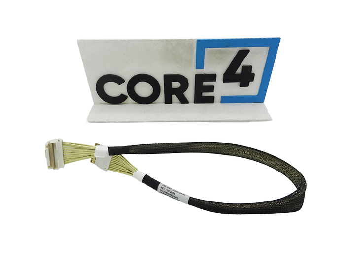 SUPERMICRO CBL-SAST-1243L4R-85 Right-angle Slimline data cable for tight routing