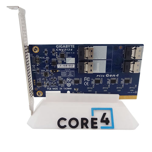 GIGABYTE CNV3134 4x NVME PCIE HBA FOR GIGABYTE R282