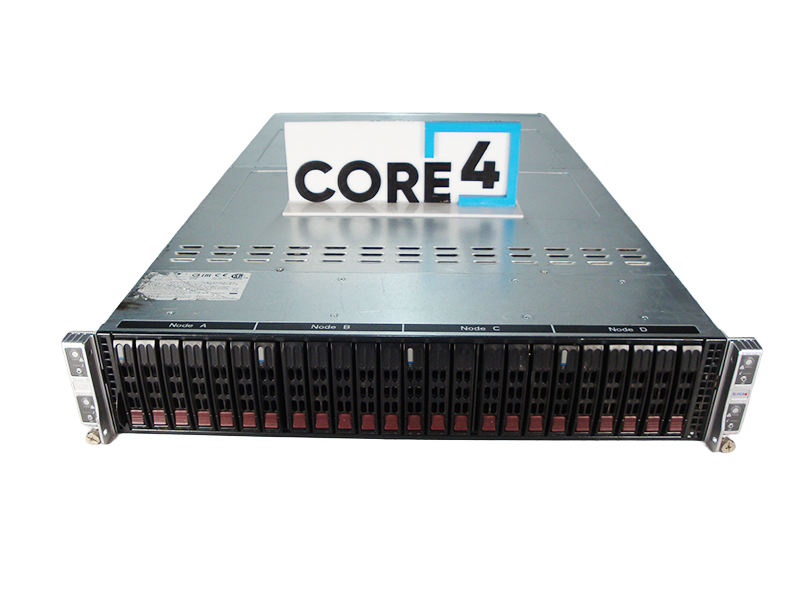 SUPERMICRO CSE-217 X11DPT 2U 4-NODE 24x2.5 X11DPT RACKMOUNT CHASSIS