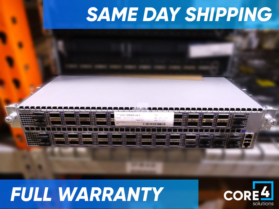 ARISTA DCS-7280CR-48-F 7280R, 48x100GbE QSFP and 8x40GbE QSFP+ switch