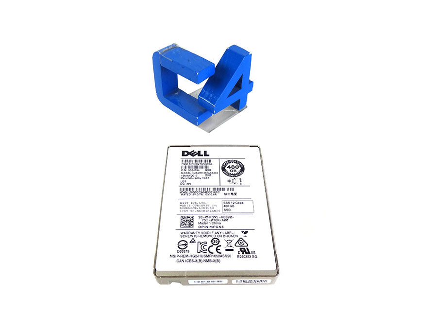 DELL MFGN5 480GB SAS 2.5 12GBPS SSD