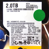DELL WD2000FYYZ 2TB 7.2K 64MB 3.5 INCH SATA