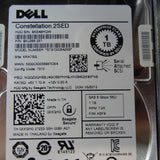 DELL XKGH0 1TB 7.2K SAS 2.5 6G SED HDD