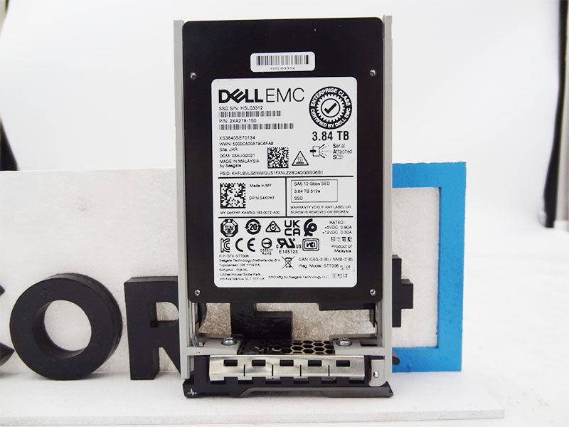 DELL 4KPKF 3.84TB 12G SAS RI TLC SED 2.5 SSD