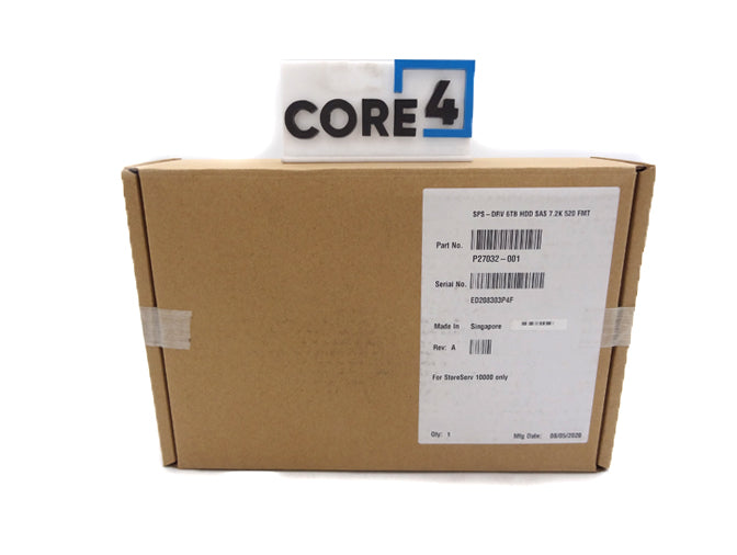 HP P27032-001 HP DRV 6TB HDD SAS 7.2K LFF SS10K SG