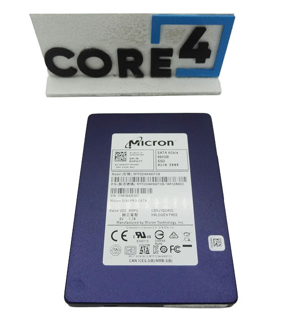 MICRON MTFDDAK960TCB GRADE-C 960GB SATA 5100 PRO 6GBPS 2.5 SSD (70-79% HEALTH)