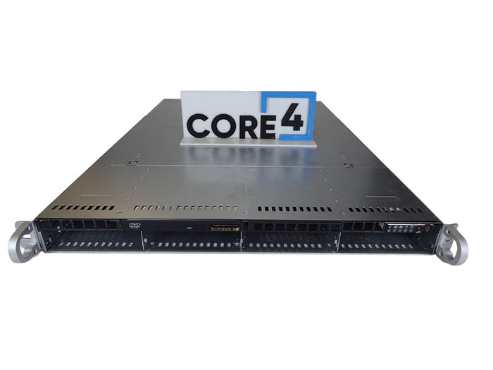 SUPERMICRO CSE-815 1U 4x 3.5 bay single PSU chassis