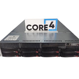 SUPERMICRO CSE-825 W X11SCA-F 8x 3.5 SERVER w X11SCA-F + DUAL PSU