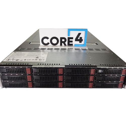 SUPERMICRO CSE-827B X10DRT-B+ RUBRIK 2U 4x X10DRT-B+ 4x S3008L-L8E 12x3.5 System