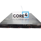 SUPERMICRO CSE-813M X10SLL 4x3.5 DUAL PSU X10SLL RACKMOUNT SERVER