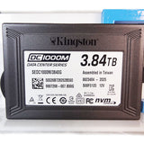 KINGSTON SEDC1000M3840G 3.84TB NVME GEN3 U.2 DC 1000M 2.5 SSD
