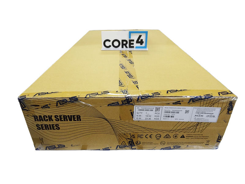 ASUS RS501A-E12-RS4U 1U 4x2.5 NVME SINGLE EPYC 9005 2x SINGLE SLOT GPU SERVER
