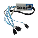 SUPERMICRO SA-F43S7PS-0.6M-N2 0.6M Mini SAS HD to SATA x4 12Gbps Raid Cable