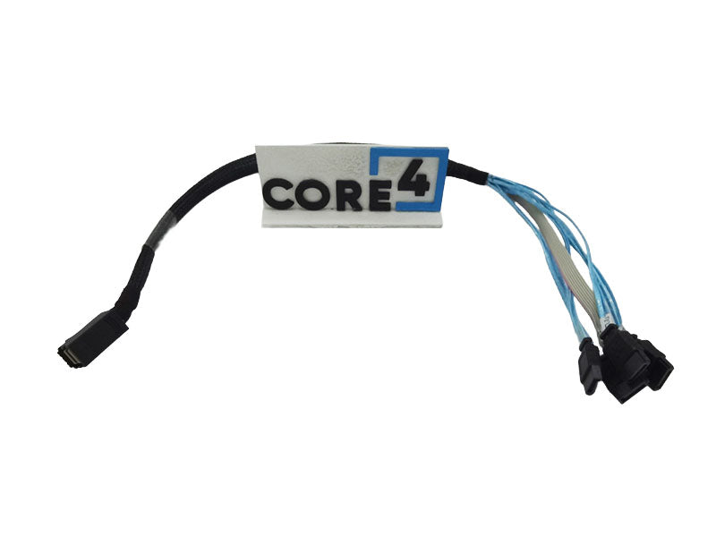SUPERMICRO SA-F43S7PS-0.5M-N2 0.5M Mini SAS HD to SATA x4 12Gbps Raid Cable