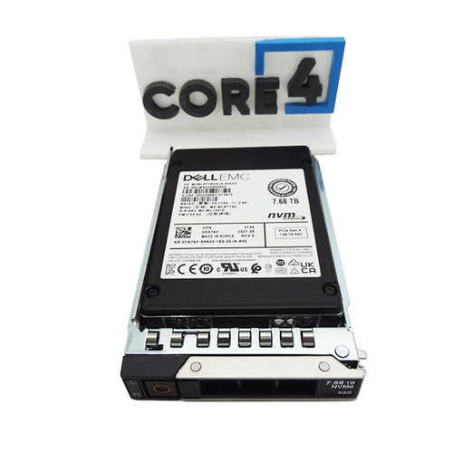 DELL DX74Y 7.68TB NVMe Gen 4 Read Intensive TLC SFF SSD PM1733 v2