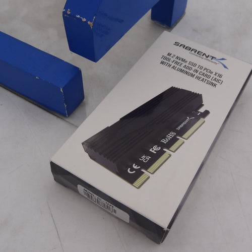SABRENT EC-TFPE SABRENT M.2 NVMe SSD to PCIe x16 Gen5 wheatsink