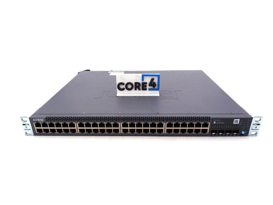 JUNIPER EX3400-48P EX3400 48-port 101001000BASE-T (48 PoE+ ports) with 4 SFP+