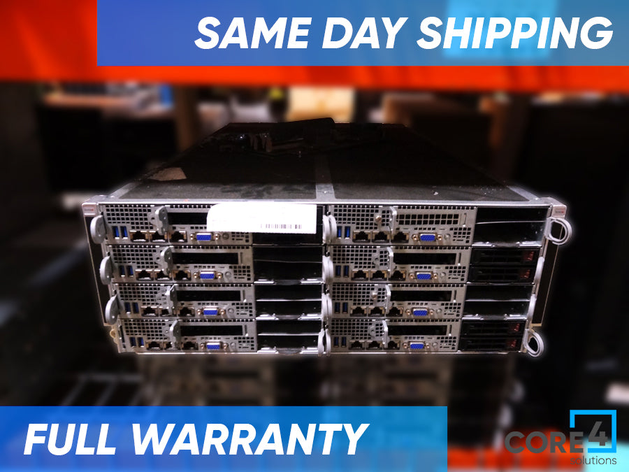 SUPERMICRO F618R2-FC0 4U 8-NODE DUAL SOCKET E5-2600 V3/V4 NODE SYSTEM