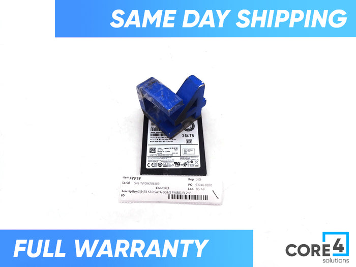 DELL FYP5F 3.84TB SSD SATA 6GB/S PM883 RI 2.5 - MZ-7LH3T8A