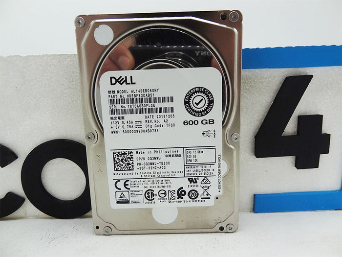 DELL G3MWJ DELL 600GB 10K 2.5 12G SAS