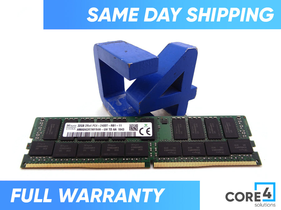 DELL M393A4K40CB1-CRC 32GB PC4-19200T DDR4-2400 2RX4 ECC -370-ACNW, M393A4K40BB1-CRC0Q, HMA84GR7MFR4N-UH, CPC7G, A8711888