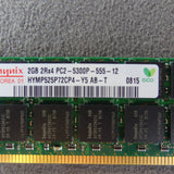 HP 405476-051 2GB (1X2GB) 667MHZ PC2-5300 ECC CL5 DDR2 SDRAM DIMM